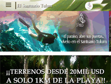 Tablet Screenshot of elsantuariotulum.com